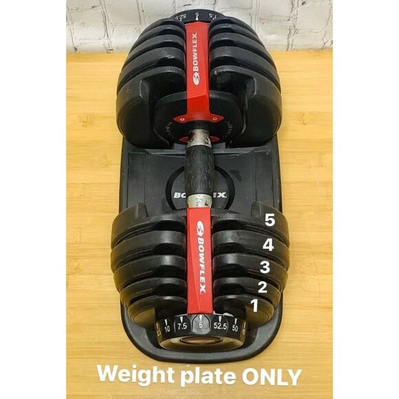 Replacement #5 (002-2069) Bowflex SelectTech 552 Series 2 Dumbbell Weight Plate - Picture 3 of 10